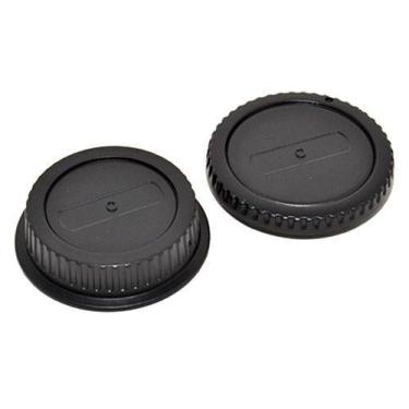Imagem de Kit com tampa traseira + tampa do corpo JJC L-R1 para Canon