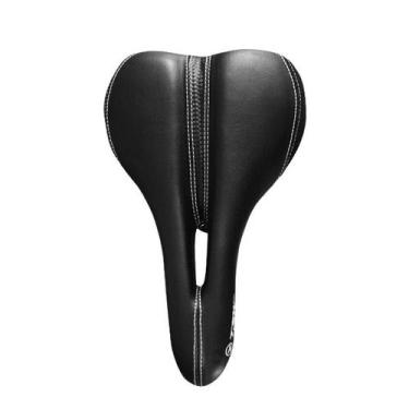 Imagem de Selim Banco MTB TSW Aero Vazado Urano Preto