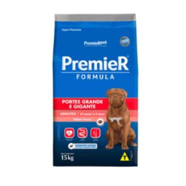 Imagem de Ração para Cães Adultos de porte grande sabor carne - Premier