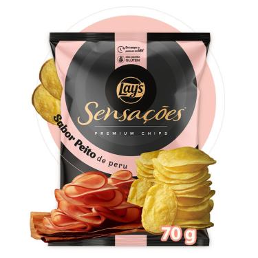 Imagem de Batata Frita Lisa Peito de Peru Lay's Sensações 70g Premium