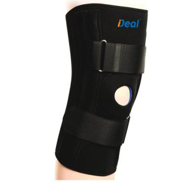 Imagem de Joelheira com Suporte Lateral Neo - Cor Preto, Marca: Ideal, GG