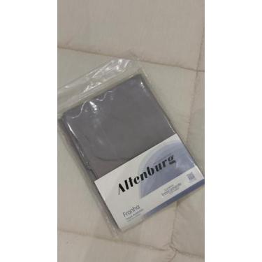 Imagem de Fronha c/ 3 abas de 4cm toque acetinado cimento queimado - Altenburg