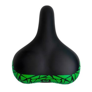 Imagem de Selim Bike Selle Royal Motion Mosaico Verde S/carrinho, Verde, 255mm