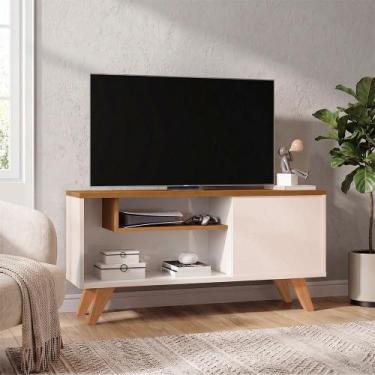 Imagem de Rack Bancada Heitor para Tv Estante Home Sala Quarto Moderna com 1 Por