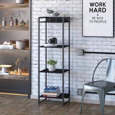 Imagem de Estante de Livros Industrial 45CMX146CM Multiuso 4 Prateleiras Dynamic
