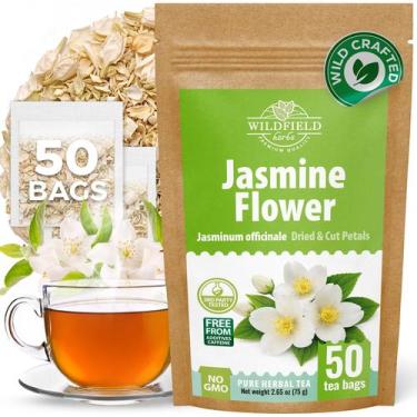 Imagem de Chá WILDFIELD HERBS Flor de Jasmim 50 Sachês 75g