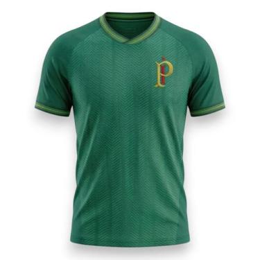 Imagem de Camisa Palmeiras Palestra Masculina Tradição Betel -, Verde, GG