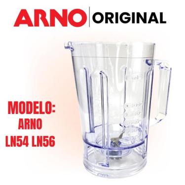 Imagem de Copo Original Arno Power Max LN54 LN55 1000W - 6 Lâminas Reposição Res