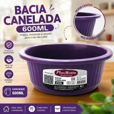Imagem de bacia canelada 600 ML - sem marca, 1