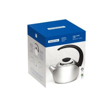 Imagem de Chaleira Tramontina Aço Inox 2,25 L 14,5 Cm