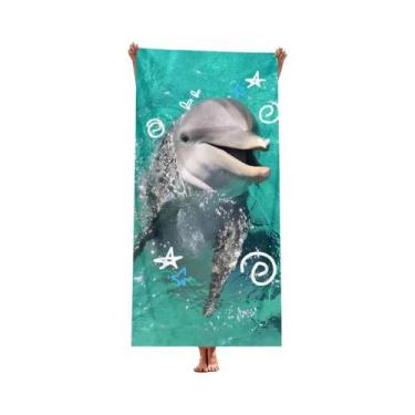 Imagem de Toalha De Natação Absorvente De Secagem Rápida Com Estampa De Tartarug