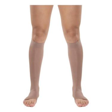 Imagem de Meia 3/4 Fem Alta Compressão 30-40 Mmhg Trat Varizes Kendall 1901 casa