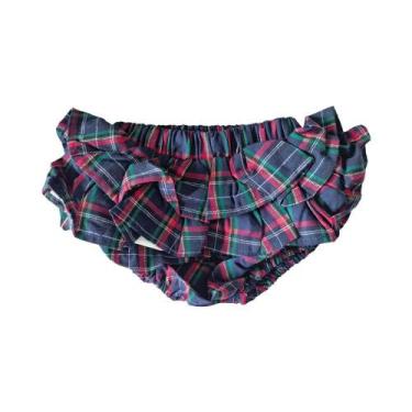 Imagem de Saia De Xadrez Com Rendas Para Bebês Meninas, Shorts Tutu Para Criança