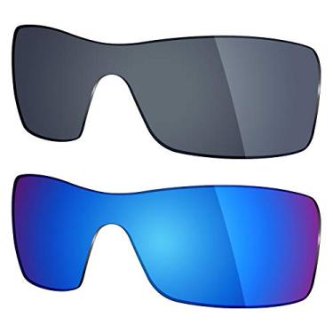 Imagem de Mryok 2 pares de lentes polarizadas de substituição para óculos de sol Oakley Batwolf – Opções