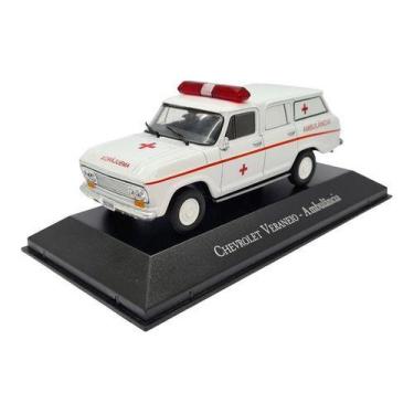 Imagem de Miniatura Chevrolet Veraneio Ambulância Metal 1:43 - Planeta Deagostin