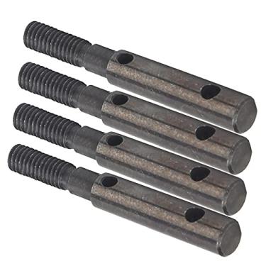 Imagem de VGEBY Eixo de eixo para portal de controle remoto, 4 peças, eixo de engrenagem de aço, compatível com Axial SCX10 II 1/10 RC Crawler