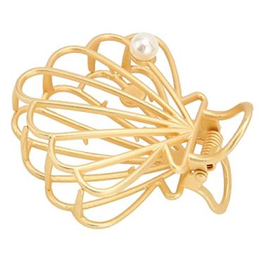 Imagem de Prendedores de cabelo com clipe redondo para presilhas de cabelo fixam firmemente, adicionando elegância para uso diário para mulheres