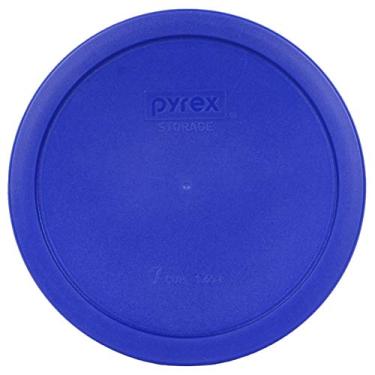 Imagem de Pyrex 7402-PC Cadete Azul Redondo Tampa Reposição Tampa Compatível com 6 e 7 Copos, Cadet Blue, 6/7 Cup, 1
