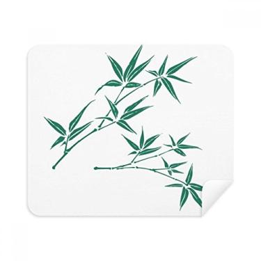 Imagem de Pintura Green Culture Pano de limpeza de bambu Limpador de tela 2 peças Tecido de camurça