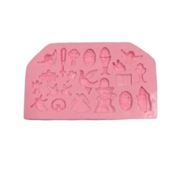 Imagem de Molde De Silicone Religião, Batizado