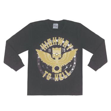 Imagem de Camiseta Masculina Manga Longa Infantil Estampa Nº4 Ao 10