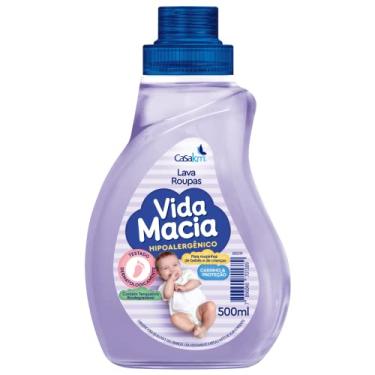 Imagem de Casa Km Lava Roupas Líquido Vida Macia 500Ml