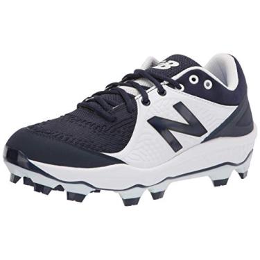 Imagem de New Balance Tênis de beisebol masculino 3000 V5 moldado, Azul-marinho/branco, 16