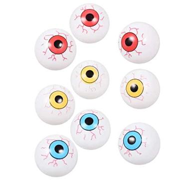 Imagem de Greenbrier Bolas Eyeball ping Pong para Halloween ou tênis de mesa, 2 cores, 24 peças no total