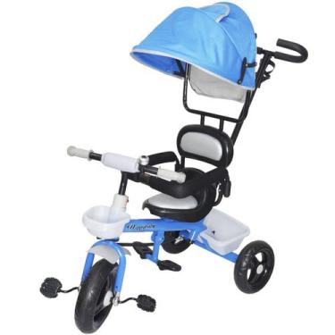 Triciclo infantil meninas mototico rosa 2 em 1 pedal E haste