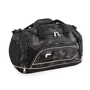 Imagem de Fila Bolsa esportiva esportiva Sprinter de 48 cm, pequena camuflagem preta, Camuflagem preta pequena, Bolsa esportiva esportiva de 48,26 cm (19") Sprinter