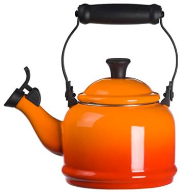 Imagem de Le Creuset Chaleira Demi 1,1 L Aço Carbono Esmaltado Laranja
