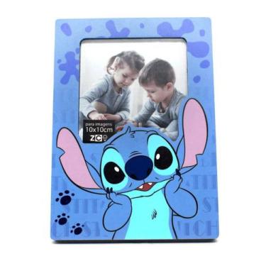 Imagem de Porta Retrato Stitch Azul Para Foto 10X10cm Oficial Disney - Zona Cria