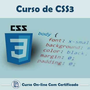 Imagem de Curso online em videoaula sobre CSS 3 com Certificado + 2 brindes