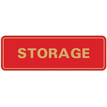 Imagem de Porta de armazenamento/placa de parede – plástico gravado a laser – placa perfeita para casa, negócios ou escola