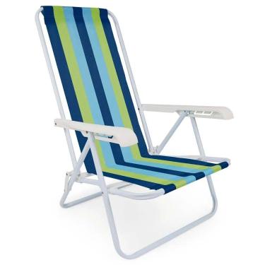 Imagem de Cadeira de Praia Reclinável 4 Posições Mor