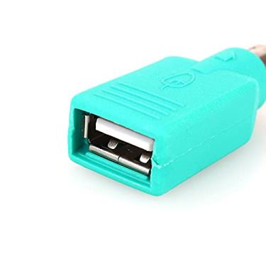 Imagem de Zhiyavex Adaptador Conversor USB Fêmea para PS2 Macho, Adaptador de Teclado, Mouse, Conversor Adaptador, para Mouse e Teclado