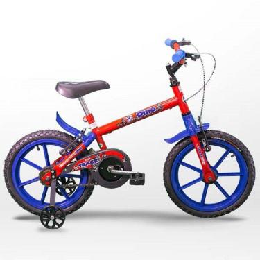 Imagem de Bicicleta Infantil Dino A16 TK3 Track Vermelho/Azul
