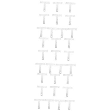 Imagem de OSALADI Suporte De Aço Inoxidável 30 Peças Suporte De Ângulo Inoxidável Suporte Angular Suporte De Canto De Aço Cinta De Canto De Aço Código De Canto Engrossar T