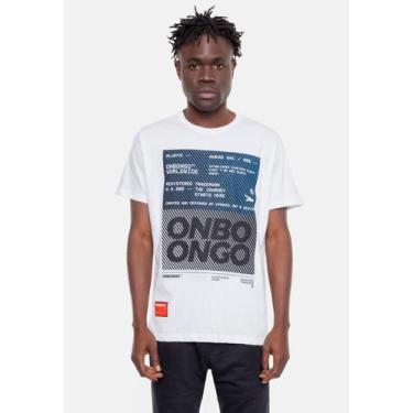 Imagem de Camiseta Onbongo Estampada Branca Off White