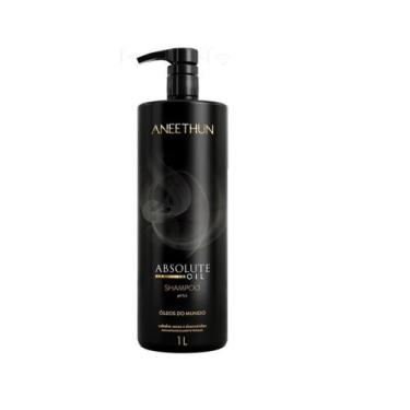 Imagem de Absolute Oil Shampoo 1 Litro Para Cabelos Secos Aneethun
