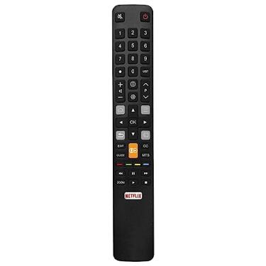 Imagem de Controle Remoto Compatível Com Tv Tcl Semp Toshiba Smart 4k Globoplay Netflix RC802N L43s4900f