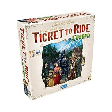 Imagem de Ticket to Ride: Europa - 15 Anos, Galápagos Jogos, Multicolor
