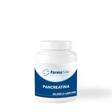 Imagem de Pancreatina 25.000 U-Usp/Mg- 120 Cápsulas - Farmasite