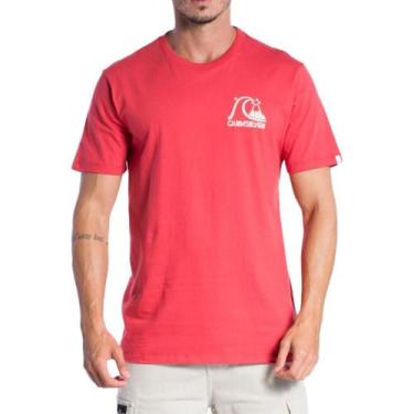 Imagem de Camiseta Quiksilver The Original Sm24 Masculina Vermelho