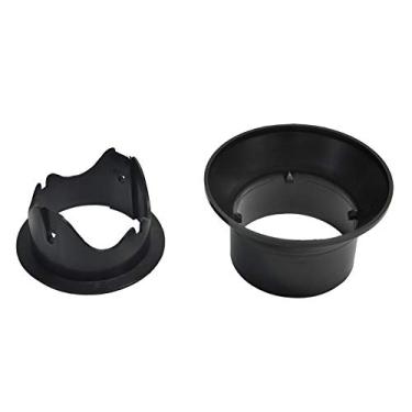 Imagem de (7.6cm , Black) - Myard Gutter Downspout Adapter/Connector fits 7.6cm Rain Water Drain Down Pipe Tubing (7.6cm , Black)