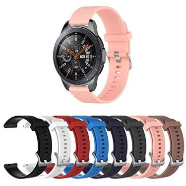 Imagem de Pulseira TX Silicone para Samsung Galaxy Watch 46mm - Gear S3 Frontier - Gear S3 Classic - Gear 2 - Rosa