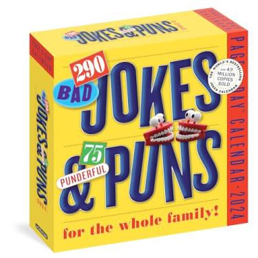 Imagem de 290 Bad Jokes & 75 Punderful Puns for the Whole Family Page-A-Day Calendar 2024: The World's Bestselling Jokes Calendar