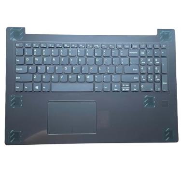 Imagem de YIJIATech Teclado de substituição para Lenovo Ideapad Xiaoxin 320-15 320-15IAP 520-15ikb Chao 5000 US Cinza sem retroiluminação com C-Shell e teclado para notebook touchpad