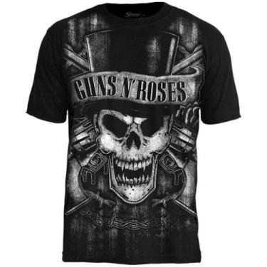 Imagem de Camiseta Premium Guns N' Roses Top Hat - Stamp