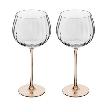 Imagem de WOLFF - Conjunto 2 Taças de Vinho de Vidro com Haste Âmbar Classic 720Ml